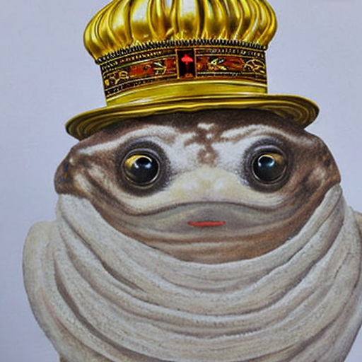 Frog as Emperor picture